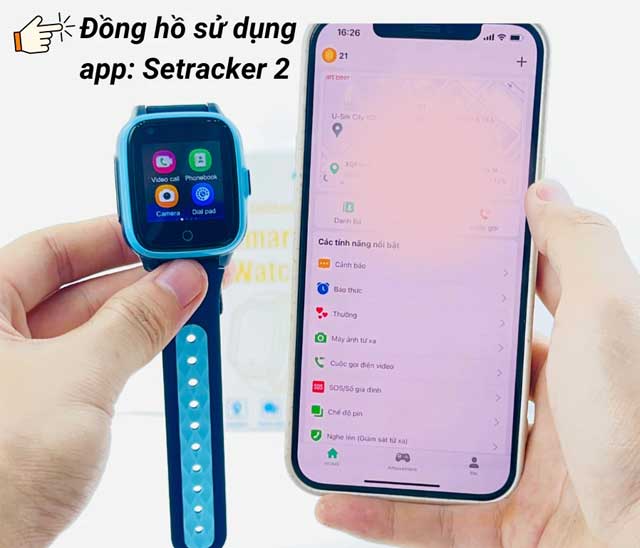 Đồng Hồ Thông Minh Trẻ Em D31 - Gọi Video, Định Vị GPS, Kháng Nước, Hỗ Trợ Tiếng Việt
