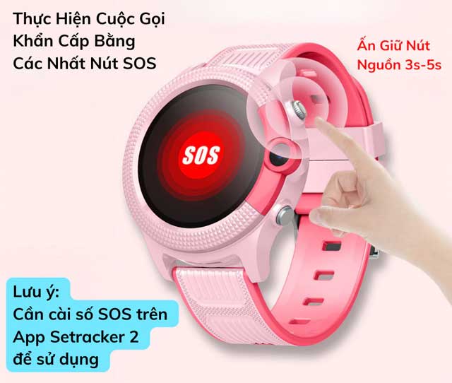 Đồng Hồ Thông Minh Trẻ Em D36 – Nghe Gọi 2 Chiều, Video Call, Định Vị GPS, Kháng Nước