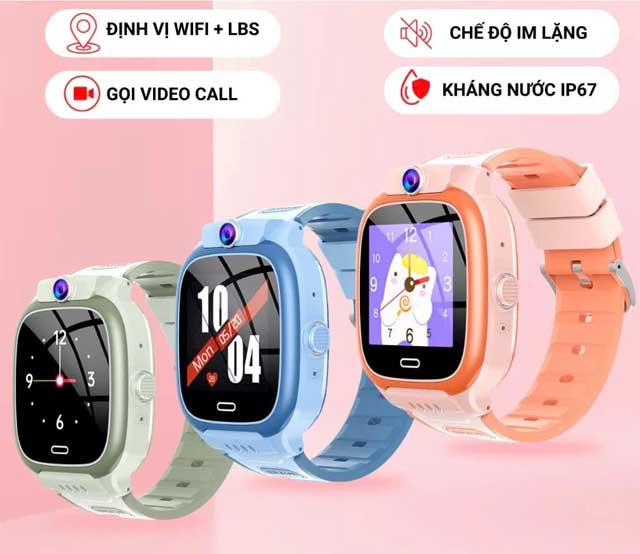 Đồng Hồ Thông Minh Trẻ Em Y66 - Gọi Video 2 Chiều, Kháng Nước, Hỗ Trợ Tiếng Việt