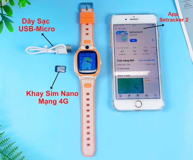 Đồng Hồ Thông Minh Trẻ Em Y66 - Gọi Video 2 Chiều, Kháng Nước, Hỗ Trợ Tiếng Việt